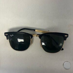 Ray-Ban Black and Gold Sunglasses